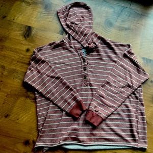 Maurices heathered brick hooded sweatshirt!